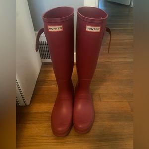 Hunter rain boots size 9